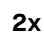 2x logo
